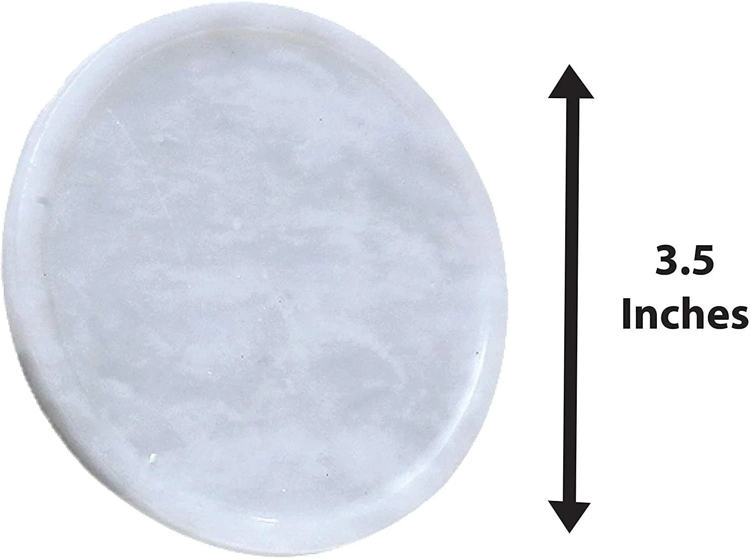 Handmade Black & White Marble Coasters Set with Holder – 6-Piece Elegant Round Drink Coasters for Home Decor, Bar & Table Protection | PinnacleVista