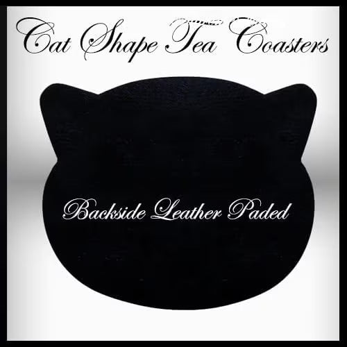 Handcrafted Real CowHide Leather Coaster Set / Cowhide Coaster Set / Hair-on Coasters / Roan / Unique Western / Genuine Leather / Cow Hides