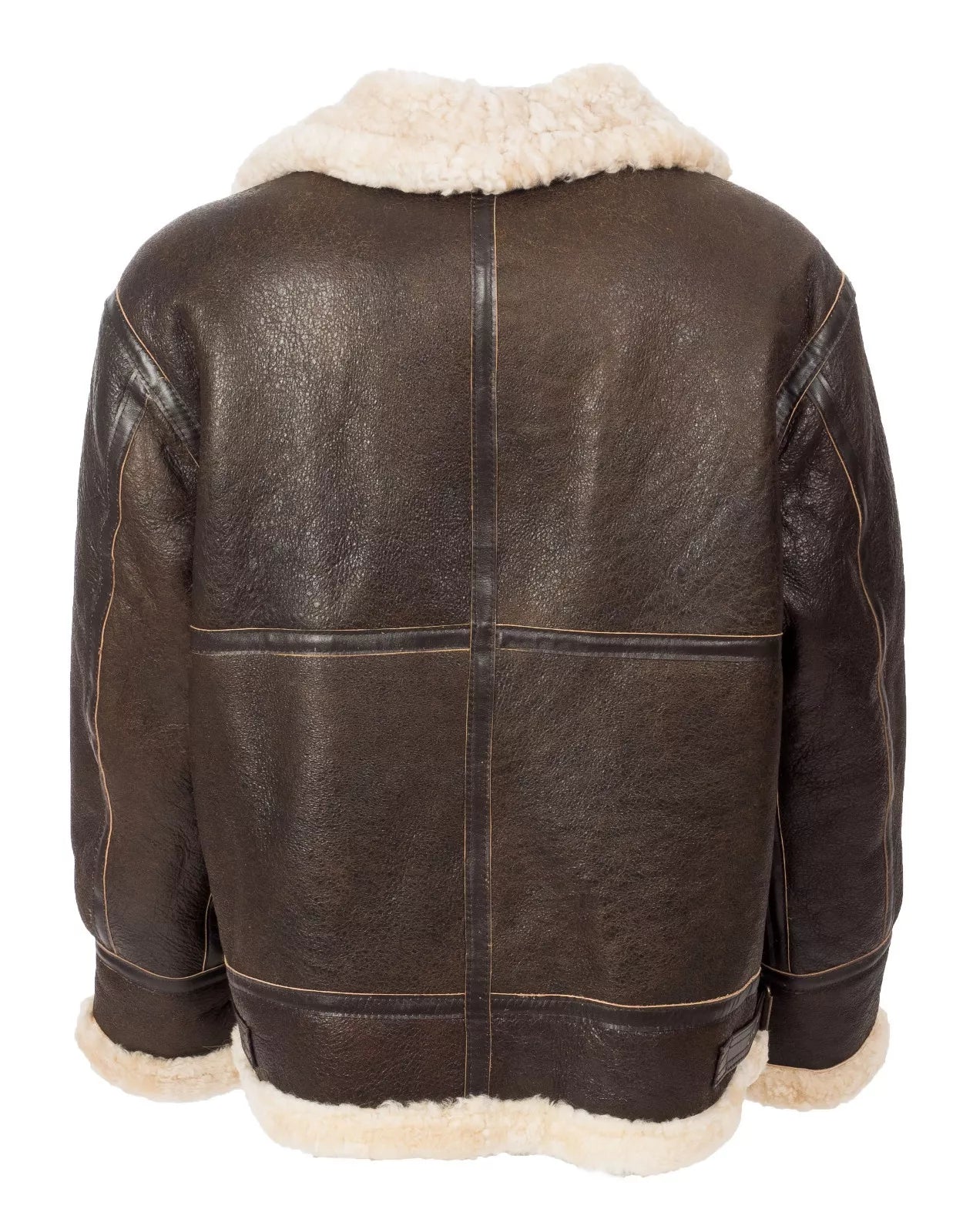 B3 Aviator Bomber Jacket – Real Sheepskin Leather RAF Flight Coat | WWII Pilot Shearling Jacket | Pinnacle Vista