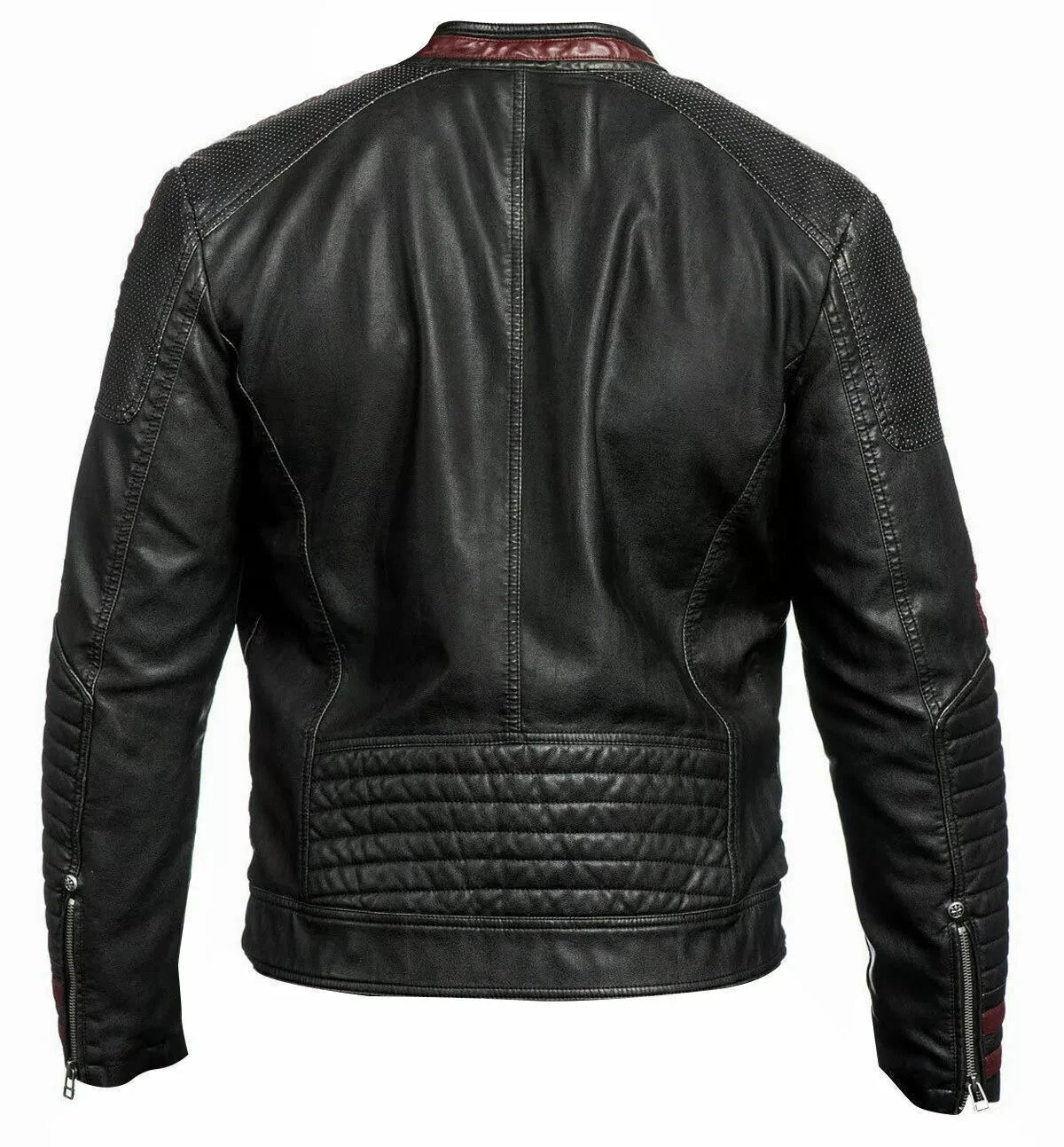Mass Effect N7 Commander Shepard Leather Jacket for Men | Genuine Lambskin Black Motorcycle Gaming Jacket – Pinnacle Vista
