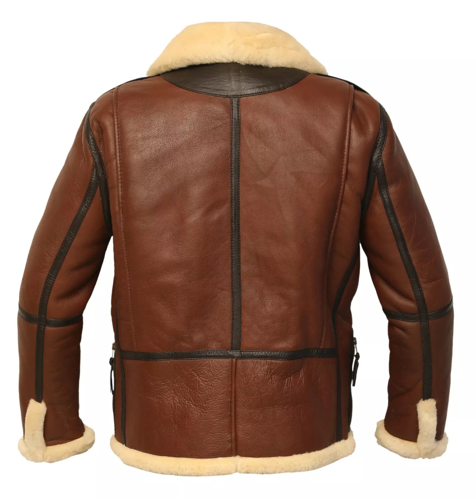 Men’s B6 Redskin Shearling Leather Bomber Jacket | Authentic WWII USAAF Aviator Flight Jacket – Pinnacle Vista