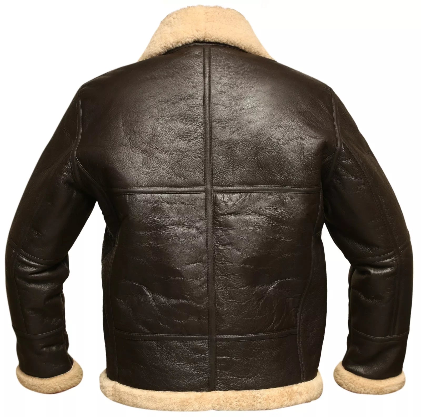 Men’s B3 RAF Shearling Leather Bomber Jacket | WWII Pilot Flight Aviator Coat – Pinnacle Vista