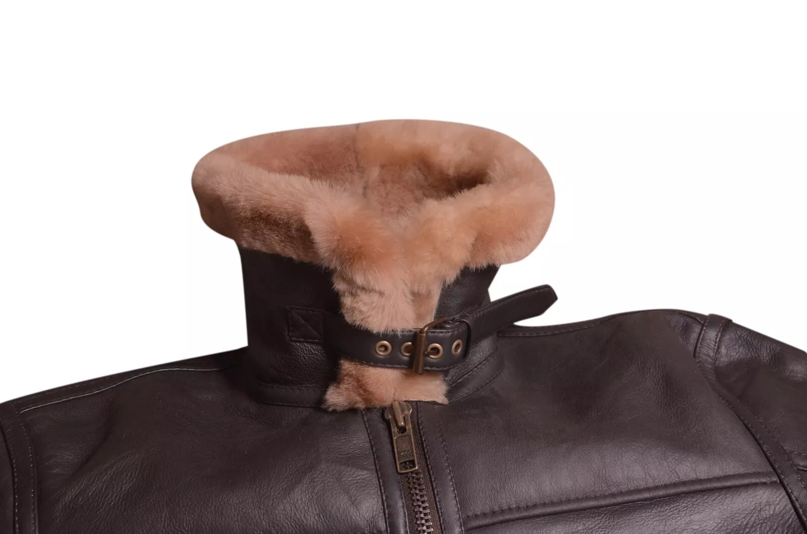Men’s B3 Bomber Jacket – Real Ginger Shearling Sheepskin Leather Aviator Coat | Pinnacle Vista