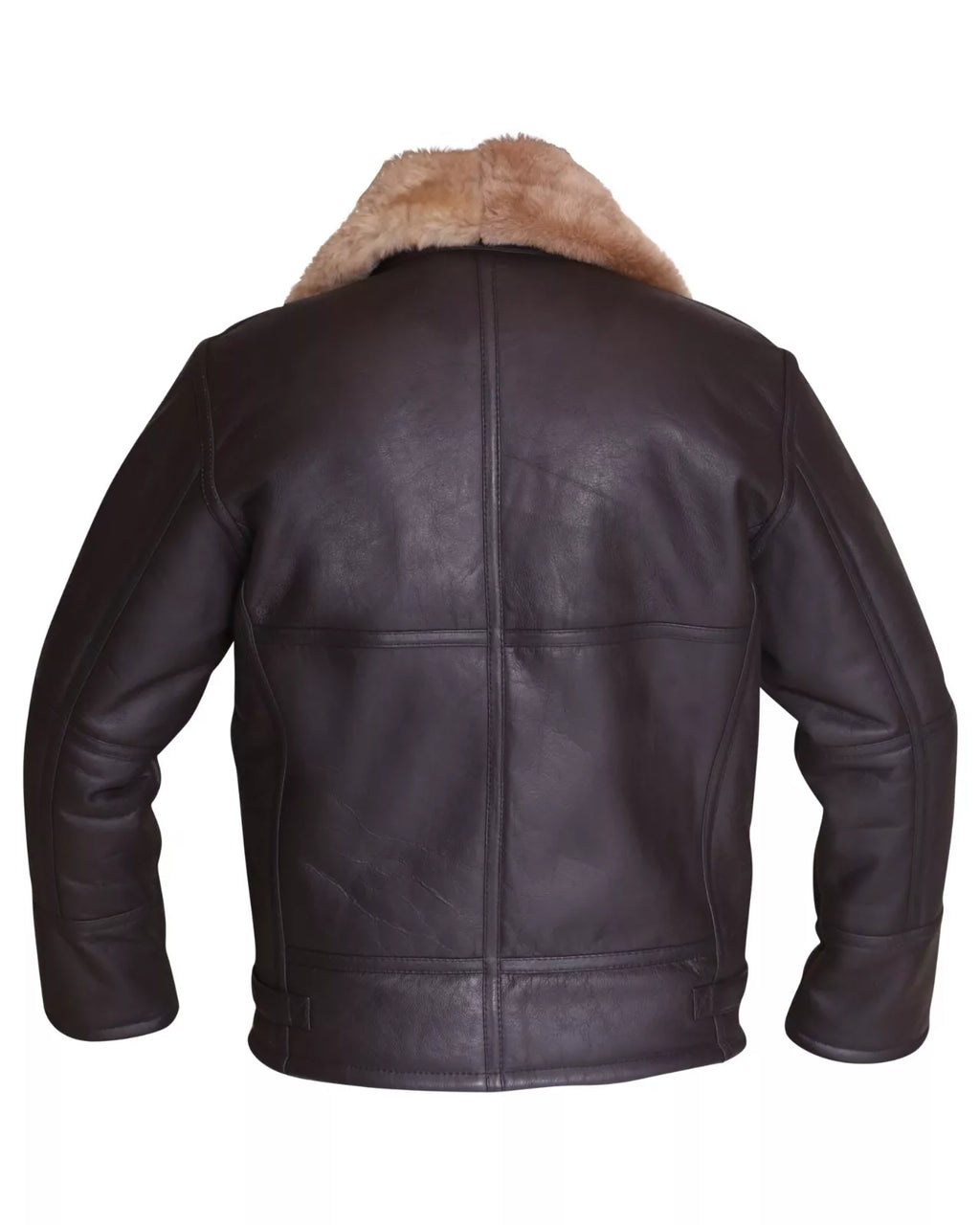 Men’s B3 Bomber Jacket – Real Ginger Shearling Sheepskin Leather Aviator Coat | Pinnacle Vista